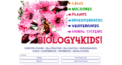 Desktop Screenshot of biology4kids.com